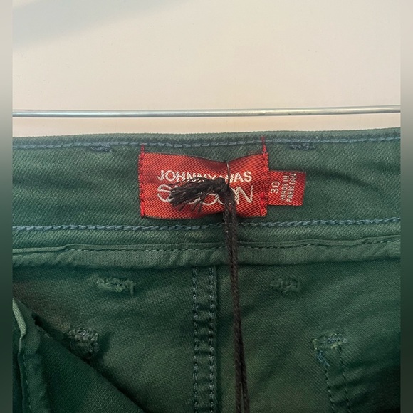 Johnny Was The Sancere Straight Leg Jean Dark Sea Green Size 30 NWT - Picture 6 of 9